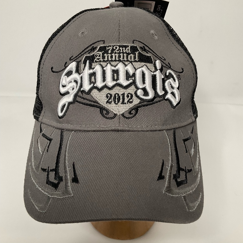 Sturgis 72nd Annual Black Hills Rally Adjustable Strap Embroidered NWT’s Hat - Picture 4 of 11